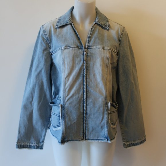 dana buchman denim jacket